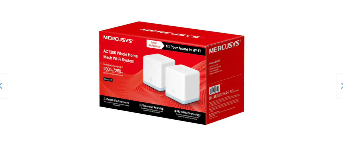 Mercusys Halo S12 (2 упаковки) — одна из самых доступных Mesh-систем на рынке
