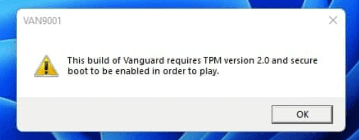 Как исправить ошибку TPM 2.0 Valorant в Windows 11 за 2 минуты