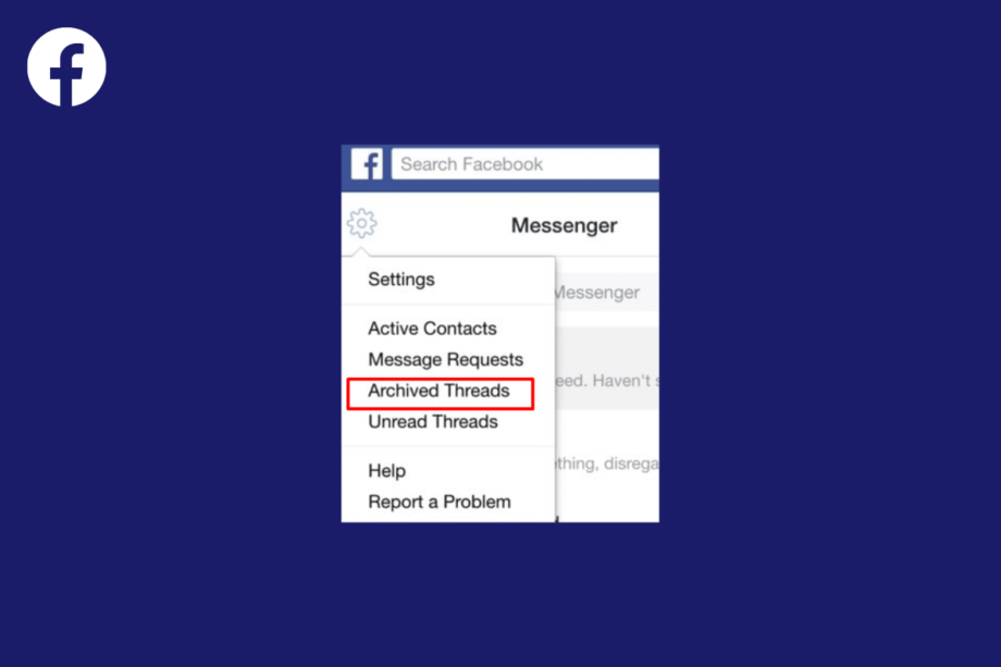Как просмотреть заархивированные сообщения в Facebook Messenger