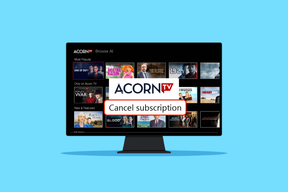 Как отменить подписку на Acorn TV