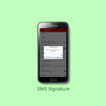 Что такое SMS-подпись на Android?