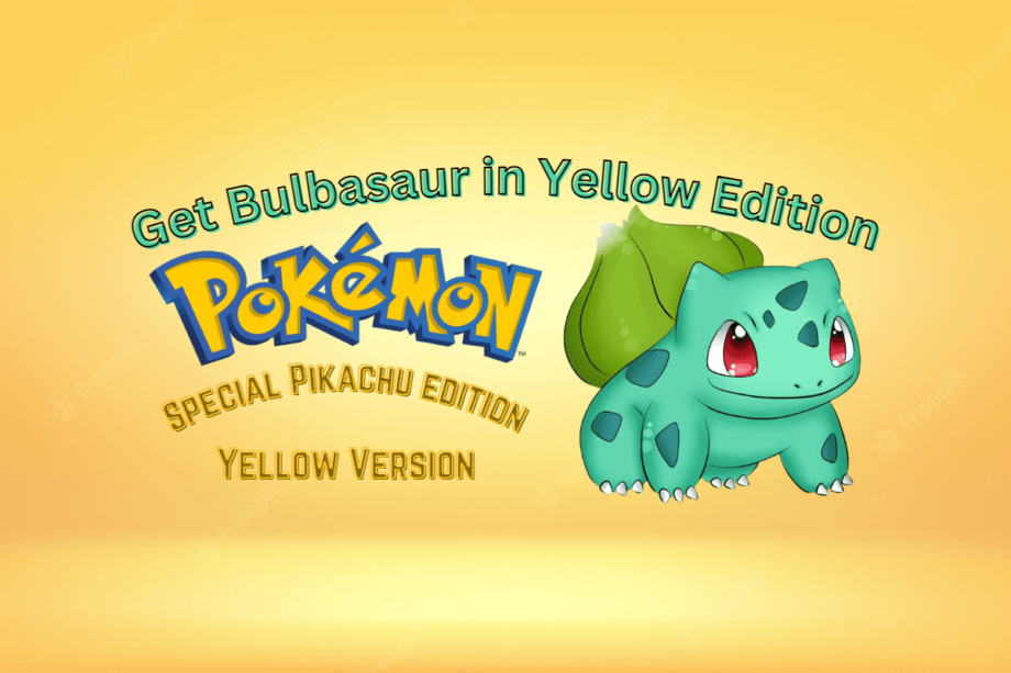 Как получить Бульбазавра в Pokemon Yellow