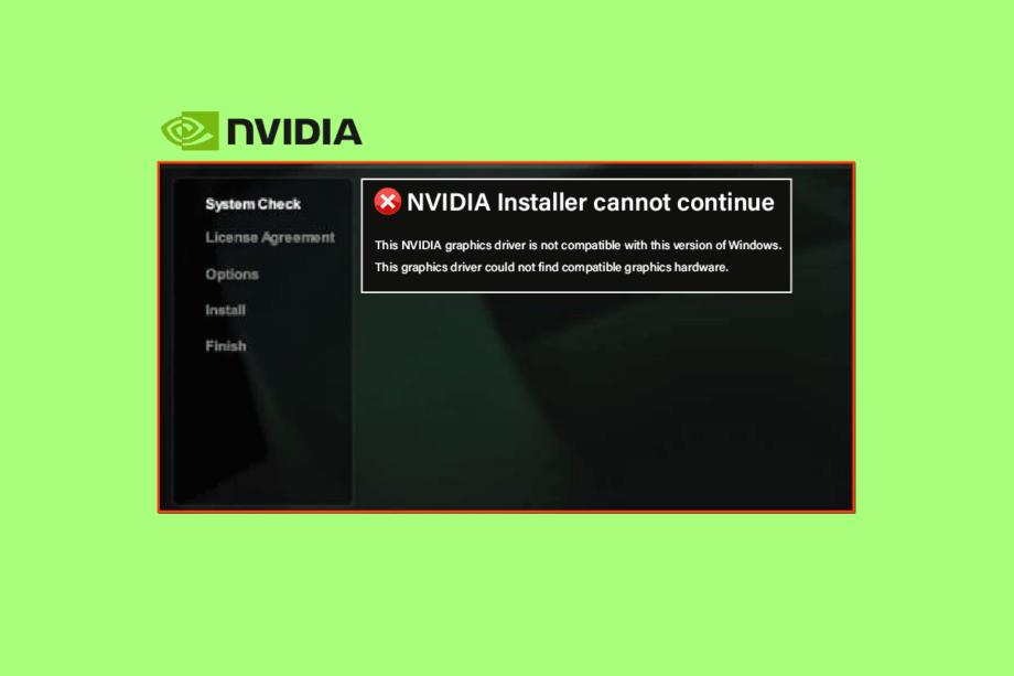 Исправление NVIDIA GeForce несовместимо с Windows 10