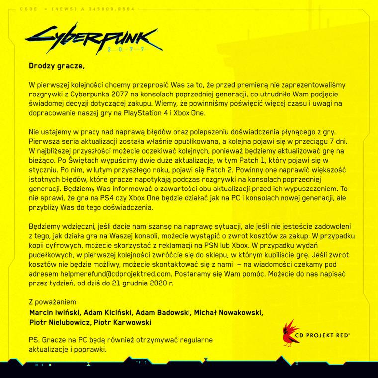 Cyberpunk 2077 PS4 — возвращение игры в CD Projekt RED