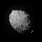 Орбита астероида, форма изменилась после удара DART