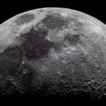 Image of half the moon