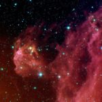 Young stars blaze to life in the Orion Nebula. New research suggests that still-forming stars like these may become ‘infected’ with ancient black holes, leading to their destruction.