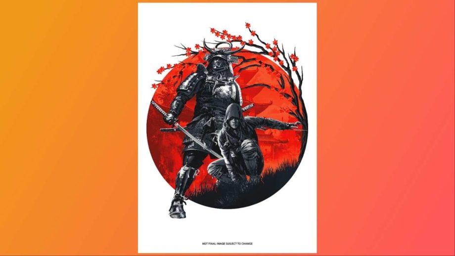 Металлический постер Assassin's Creed Shadows Displate — эксклюзив для Best Buy
