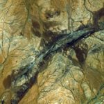 A satellite image of Jack Hills, Australia.