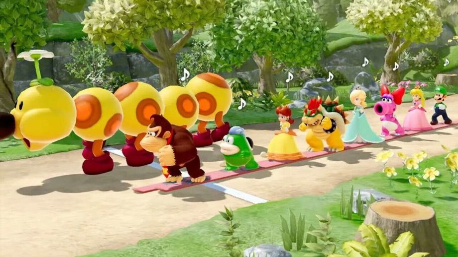 Вечеринка Super Mario Jamboree позволит вам устроить онлайн-вечеринку с 20 друзьями